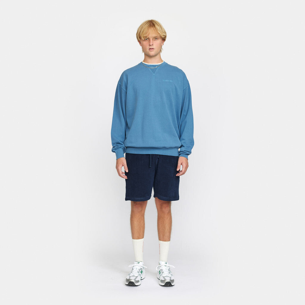 Revolution Loose Crewneck Sweatshirts Blue