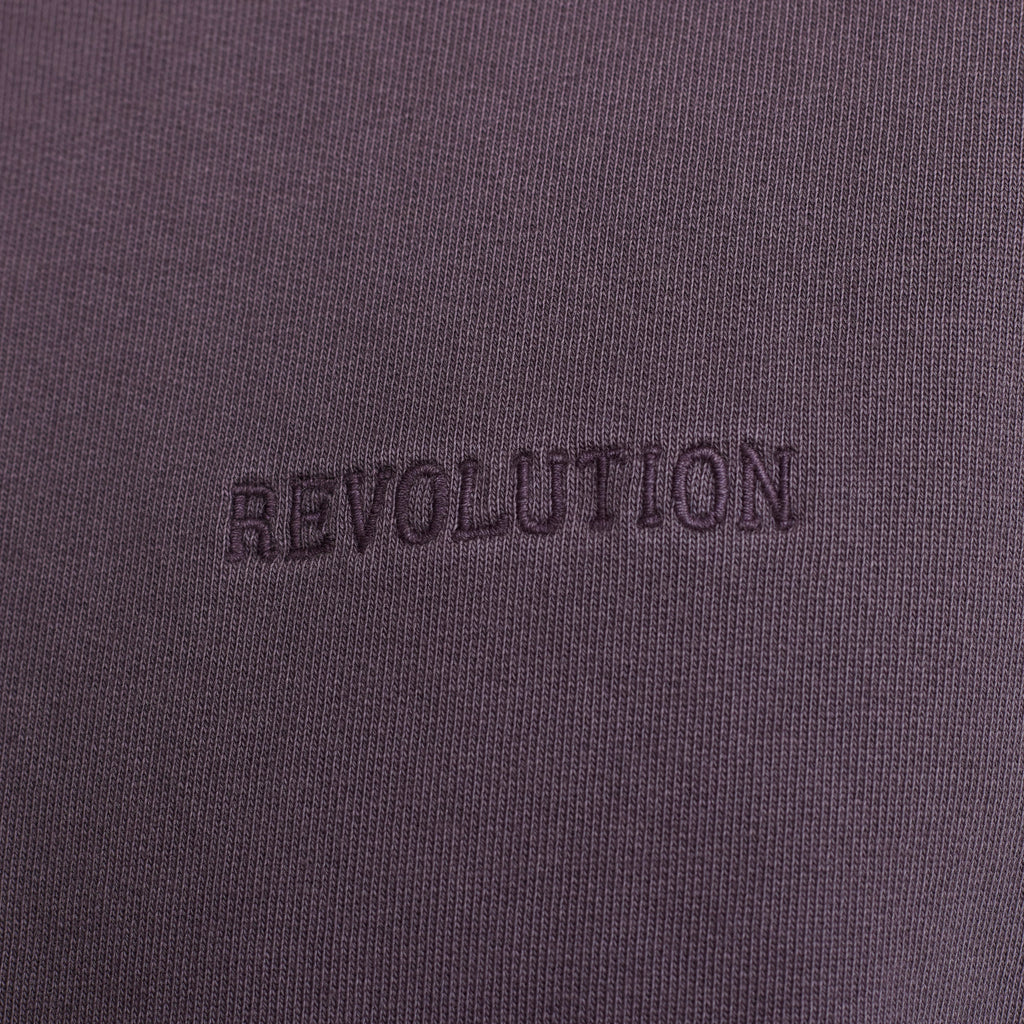 Revolution Loose Crewneck Sweatshirts Darkpurple