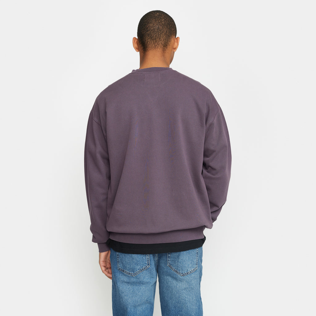 Revolution Loose Crewneck Sweatshirts Darkpurple