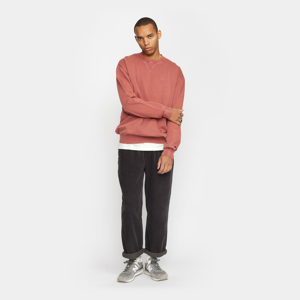 Revolution Loose Crewneck Sweatshirts Dustred