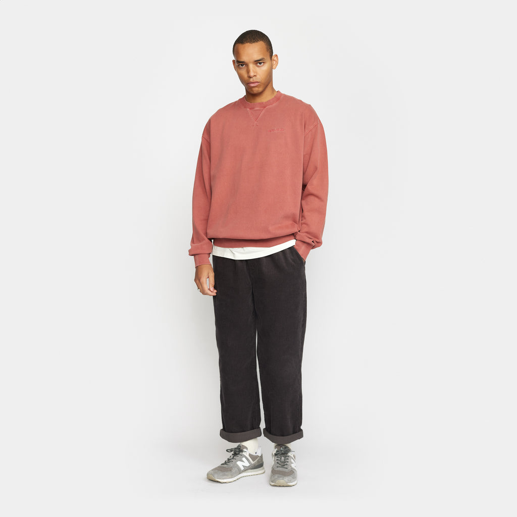 Revolution Loose Crewneck Sweatshirts Dustred