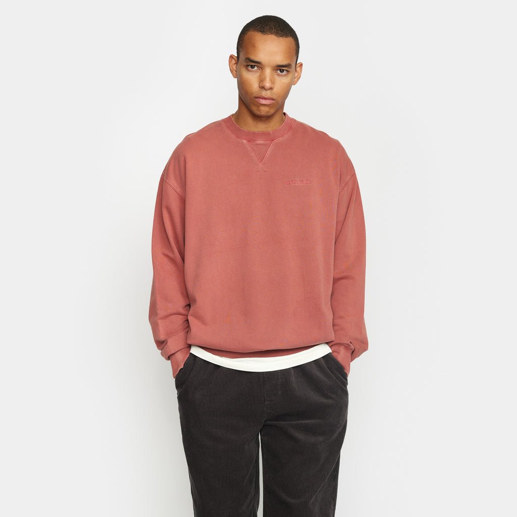 Revolution Loose Crewneck Sweatshirts Dustred