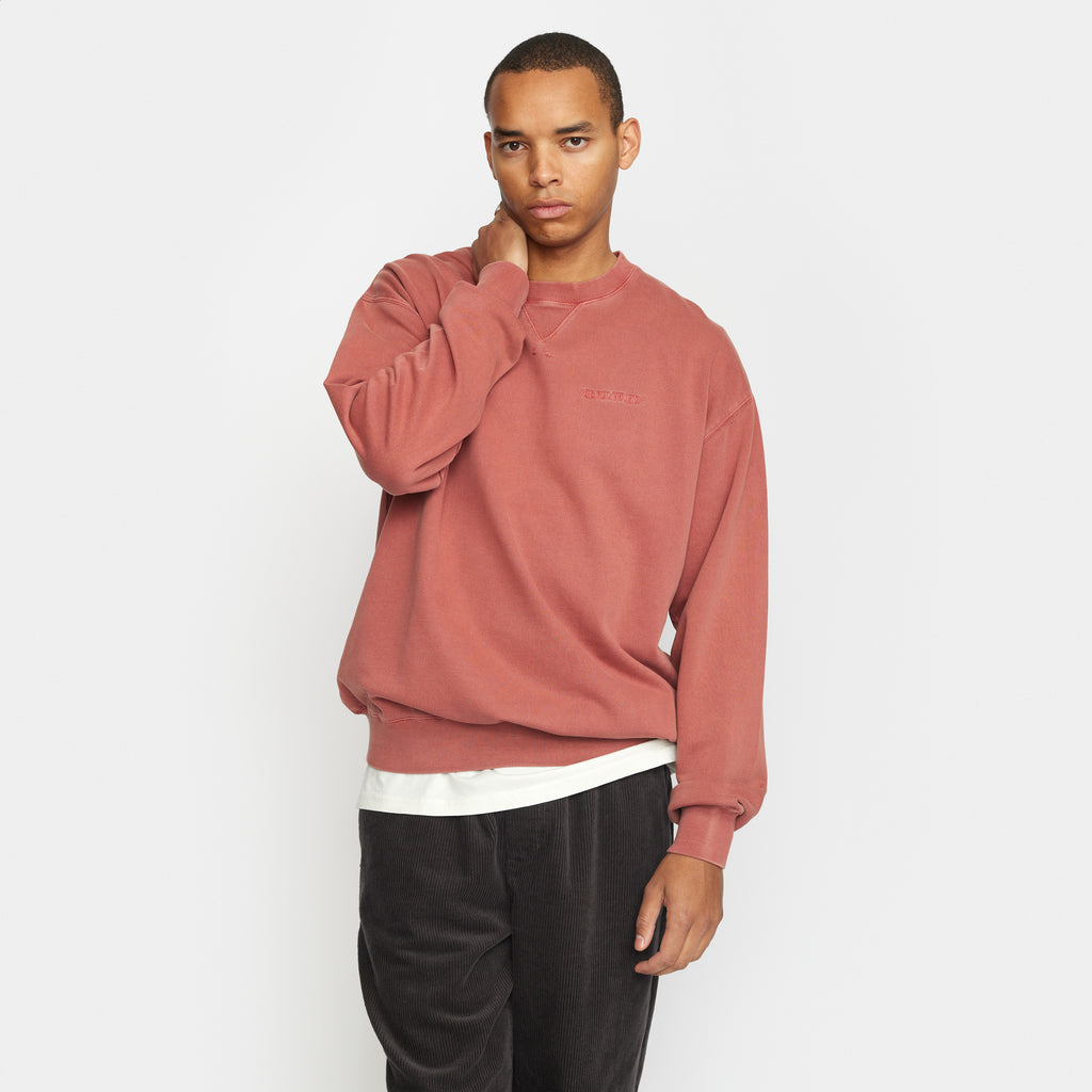 Revolution Loose Crewneck Sweatshirts Dustred