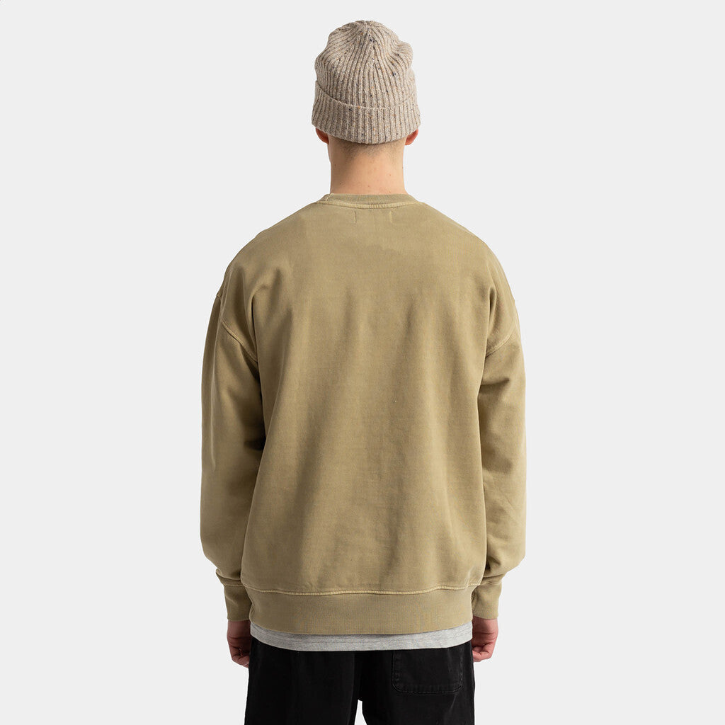 Revolution Loose Crewneck Sweatshirts Khaki