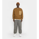 Revolution Loose Crewneck Sweatshirts Lightbrown