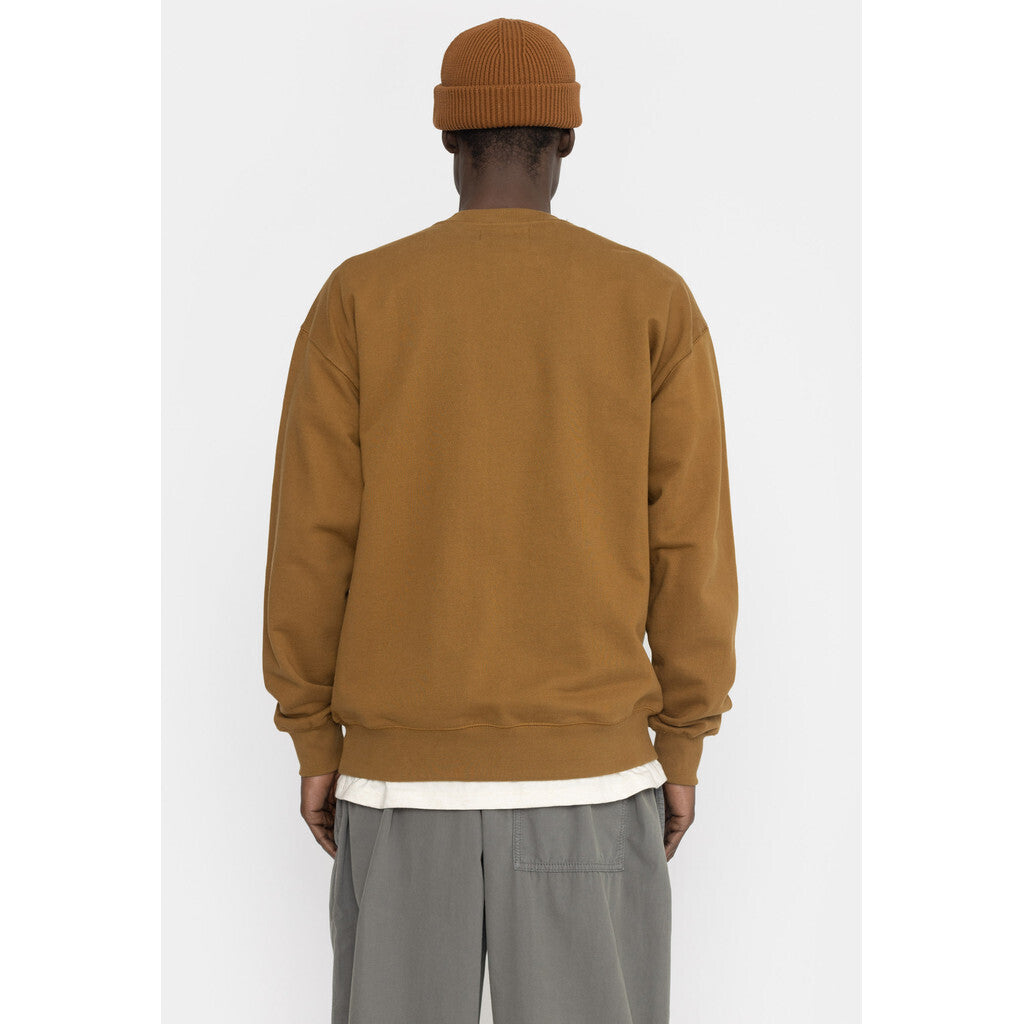 Revolution Loose Crewneck Sweatshirts Lightbrown