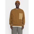 Revolution Loose Crewneck Sweatshirts Lightbrown