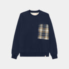 Revolution Loose Crewneck Sweatshirts Navy-melange