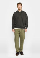 Revolution Loose Half-zip Sweatshirt Sweatshirts Black