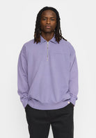 Revolution Loose Half-zip Sweatshirt Sweatshirts Purple