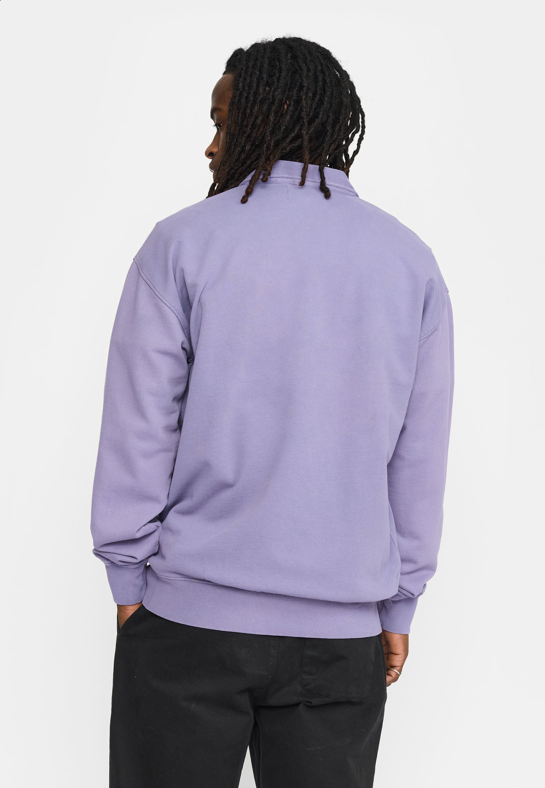 Revolution Loose Half-zip Sweatshirt Sweatshirts Purple
