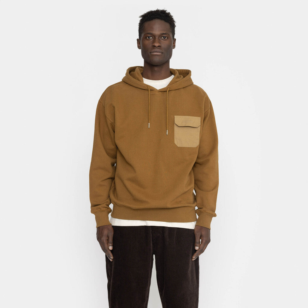 Revolution Loose Hoodie Sweatshirts Lightbrown