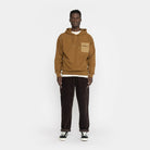 Revolution Loose Hoodie Sweatshirts Lightbrown