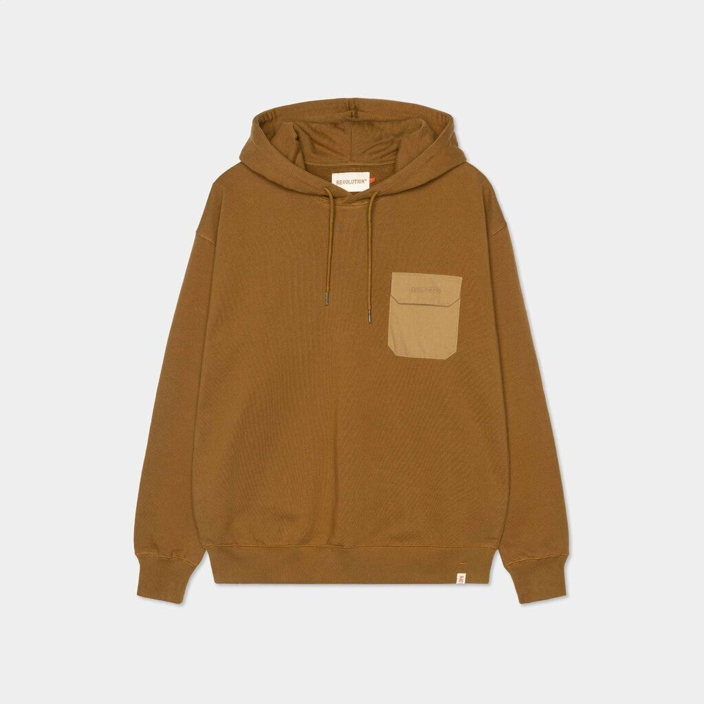 Revolution Loose Hoodie Sweatshirts Lightbrown