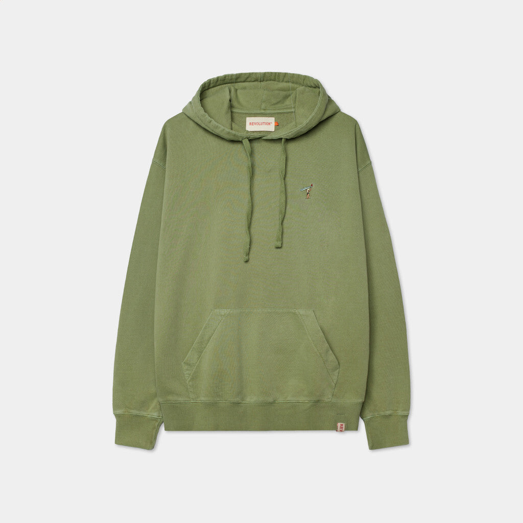 Revolution Loose Hoodie Sweatshirts Lightgreen