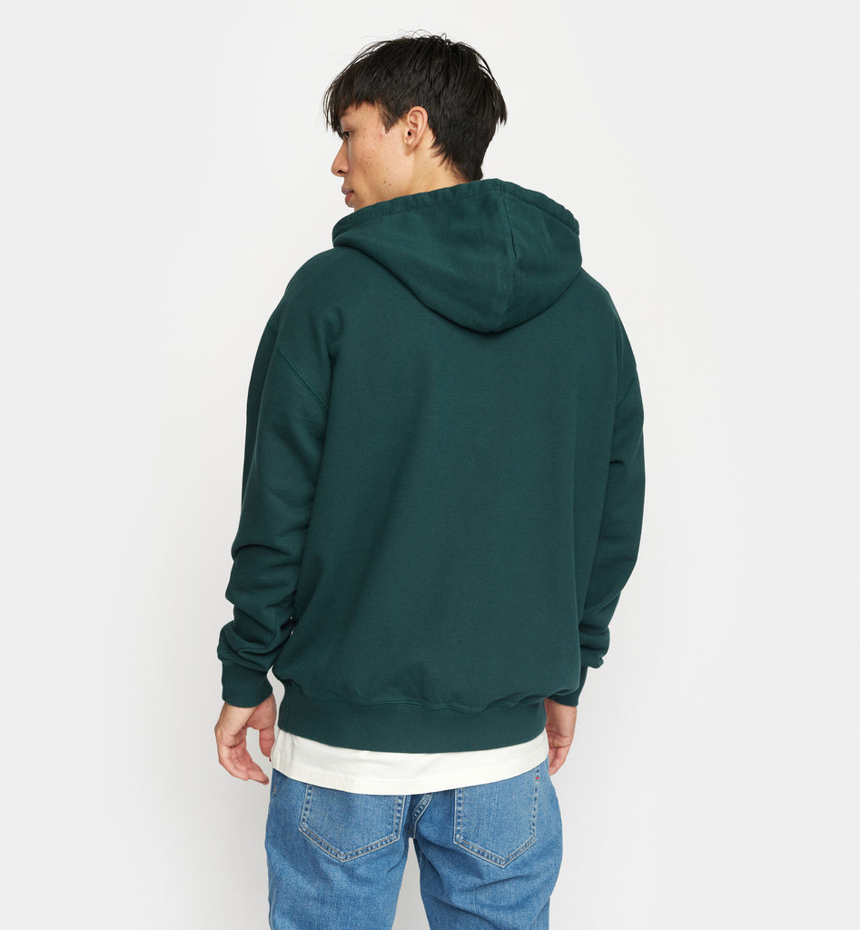 Revolution Loose Hoodie Sweatshirts Darkgreen