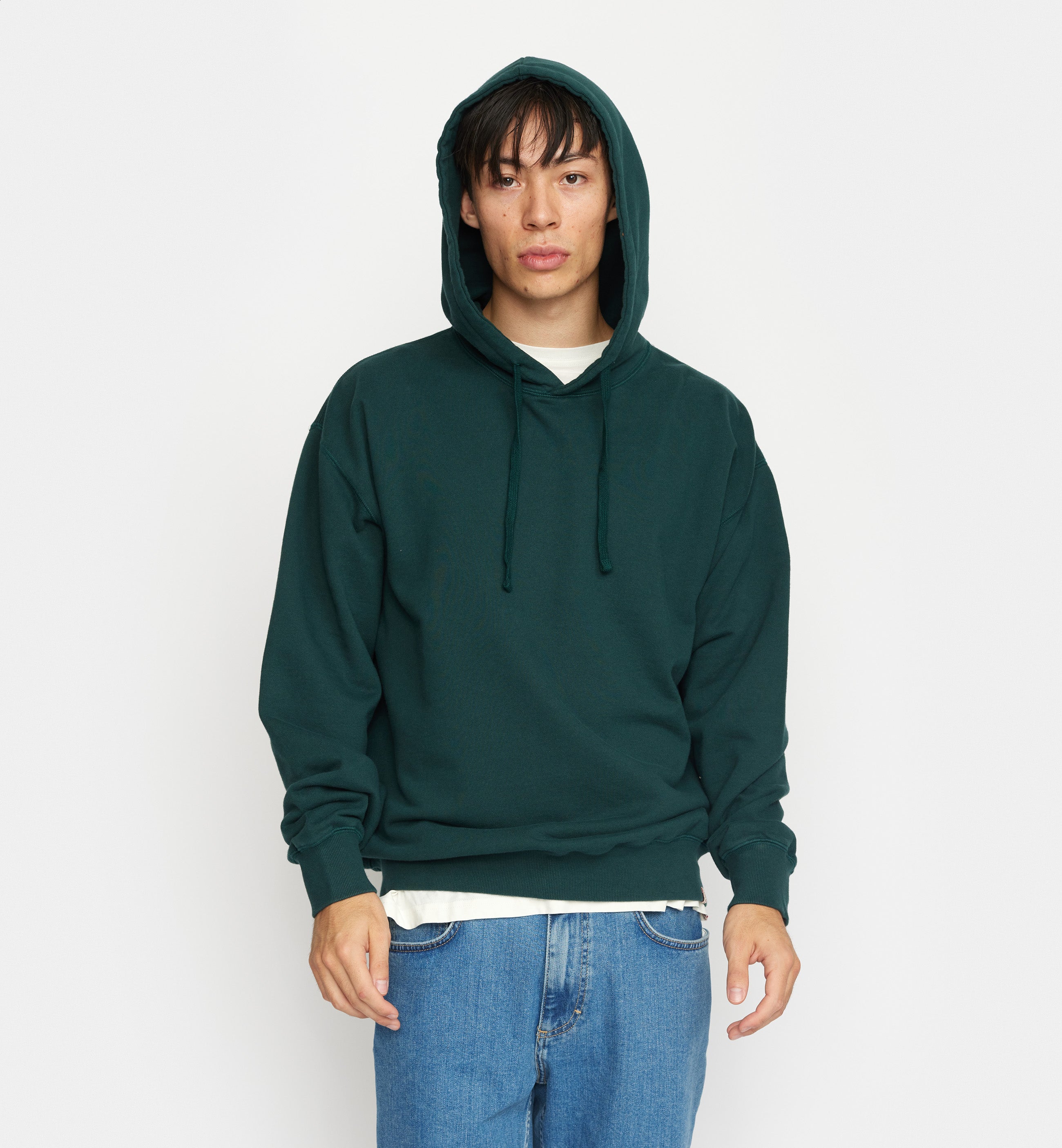 Revolution Loose Hoodie Sweatshirts Darkgreen