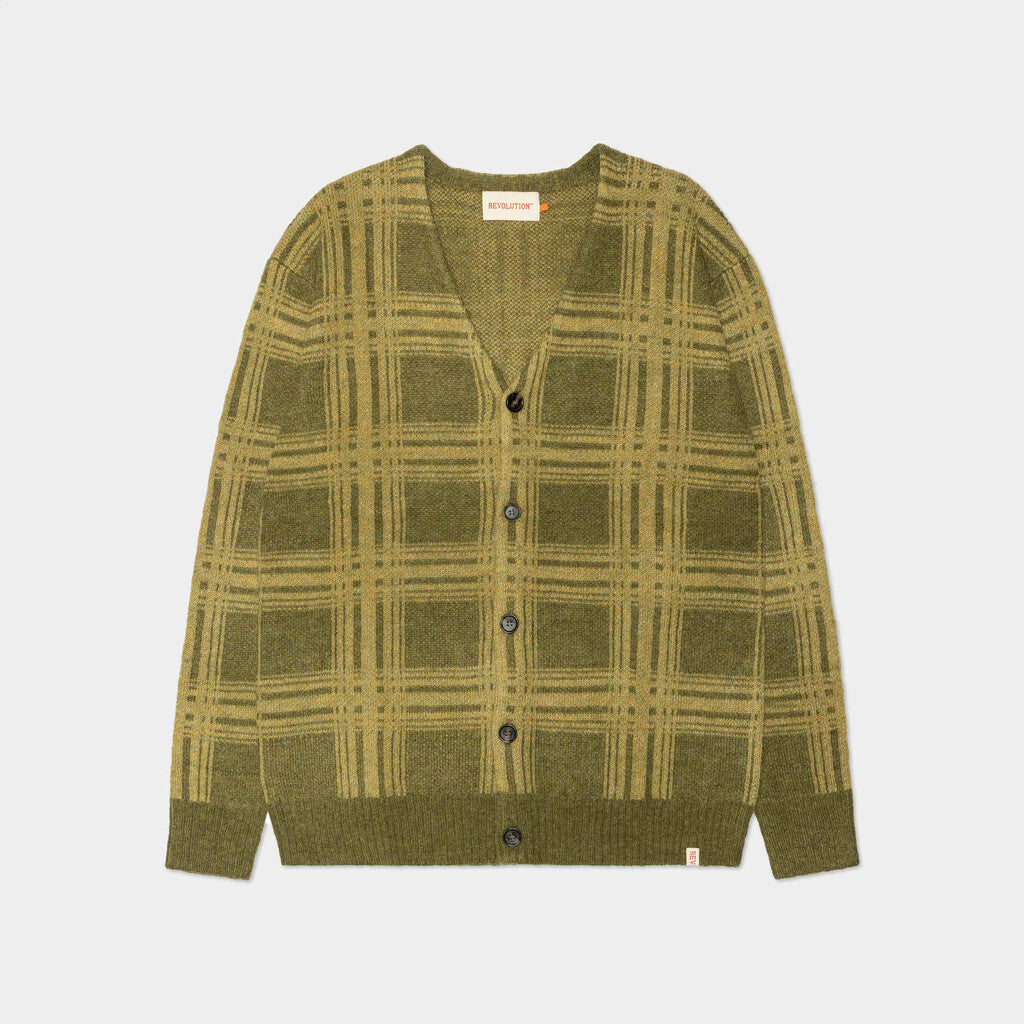 Loose Knit Cardigan / 6577 - Army – Revolution.eu