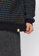 Revolution Loose Knit Sweater Knitwear Blue