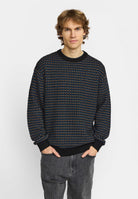 Revolution Loose Knit Sweater Knitwear Blue