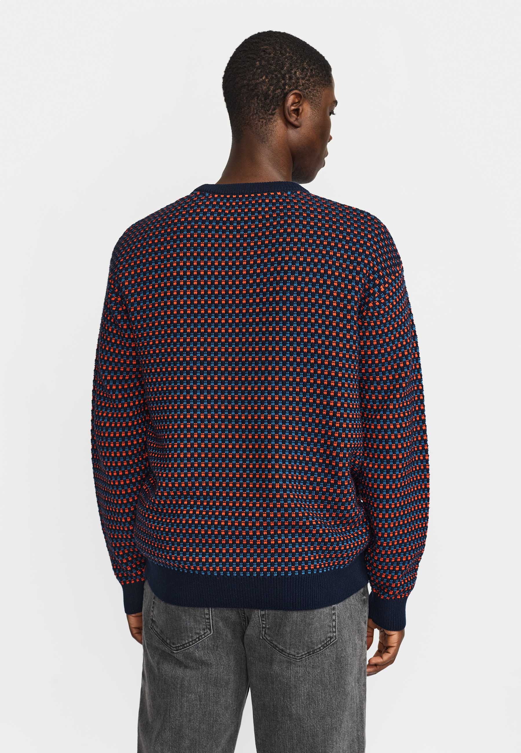 Revolution Loose Knit Sweater Knitwear Darkorange