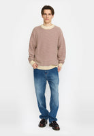 Revolution Loose Knit Sweater Knitwear Red