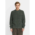 Revolution Loose Knit Sweater Knitwear Darkgreen