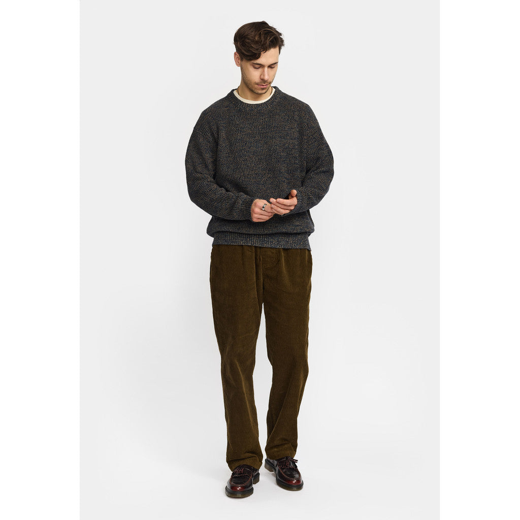 Revolution Loose Knit Sweater Knitwear Navy