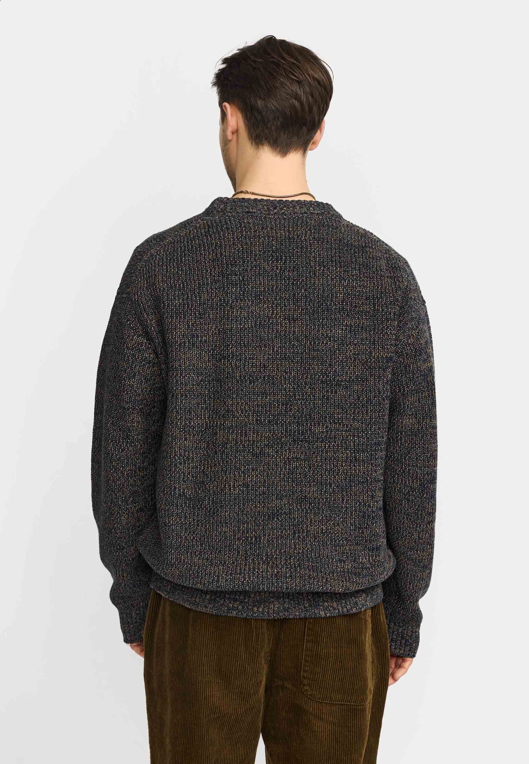 Revolution Loose Knit Sweater Knitwear Navy
