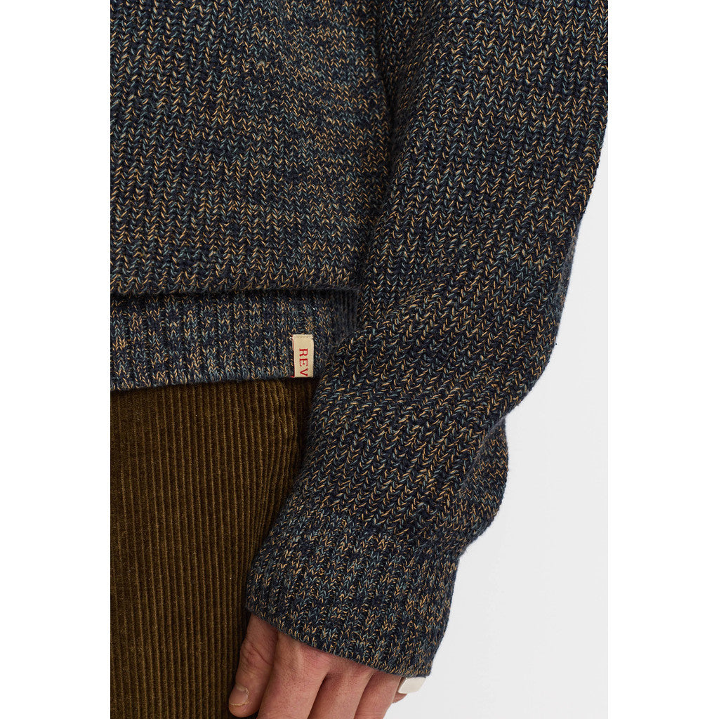 Revolution Loose Knit Sweater Knitwear Navy