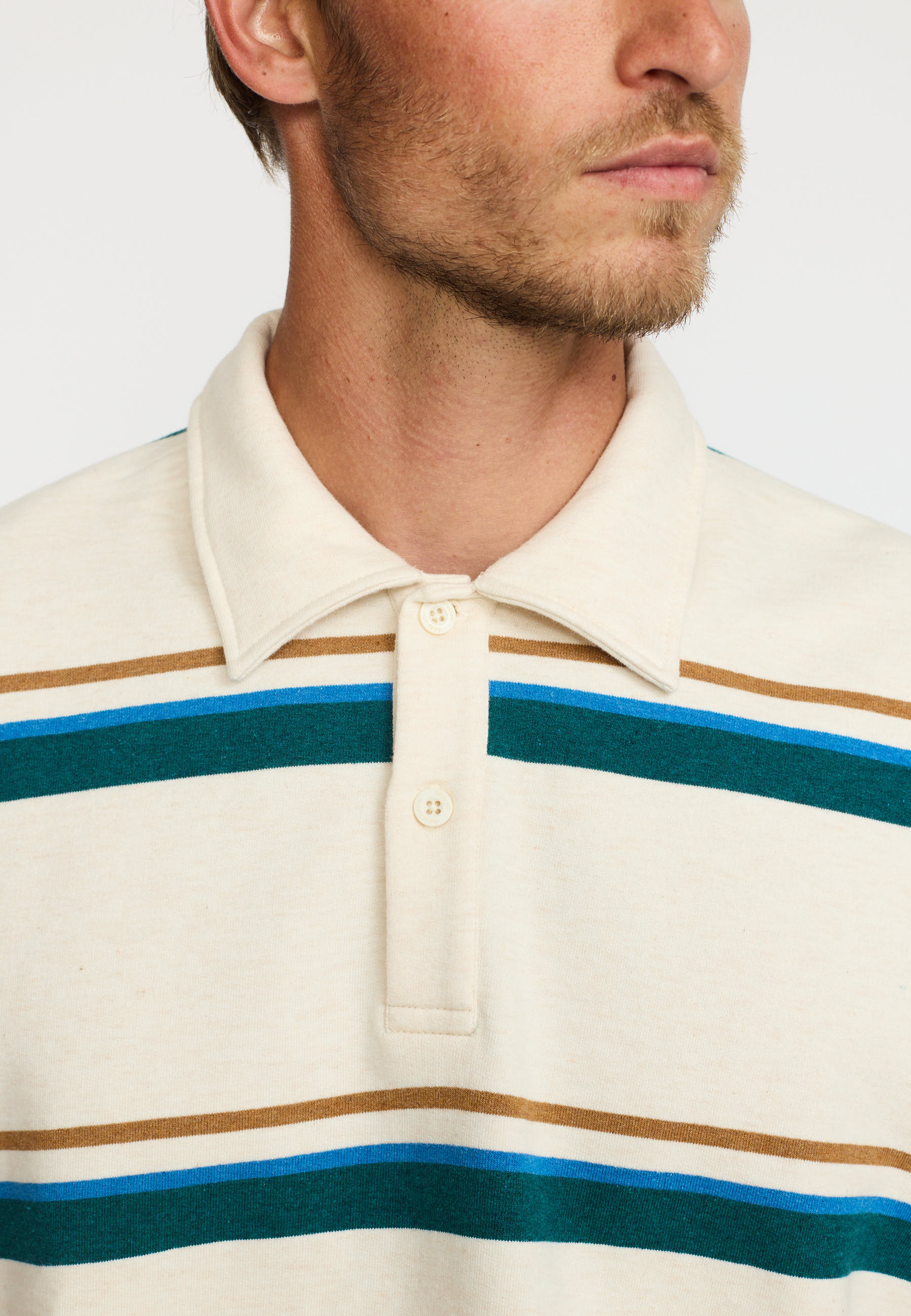 Revolution Loose Polo Sweatshirt Sweatshirts Petrol