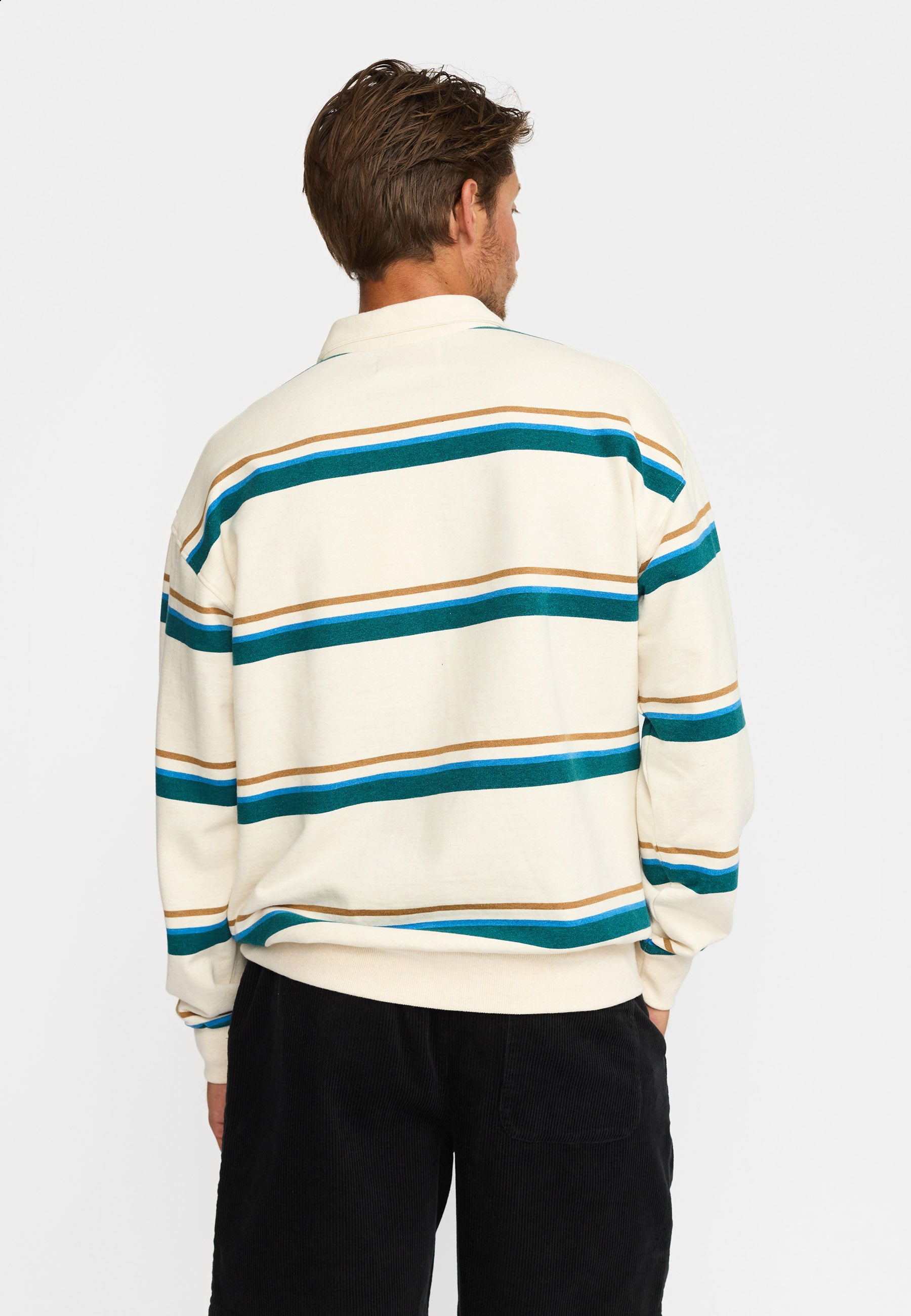 Revolution Loose Polo Sweatshirt Sweatshirts Petrol