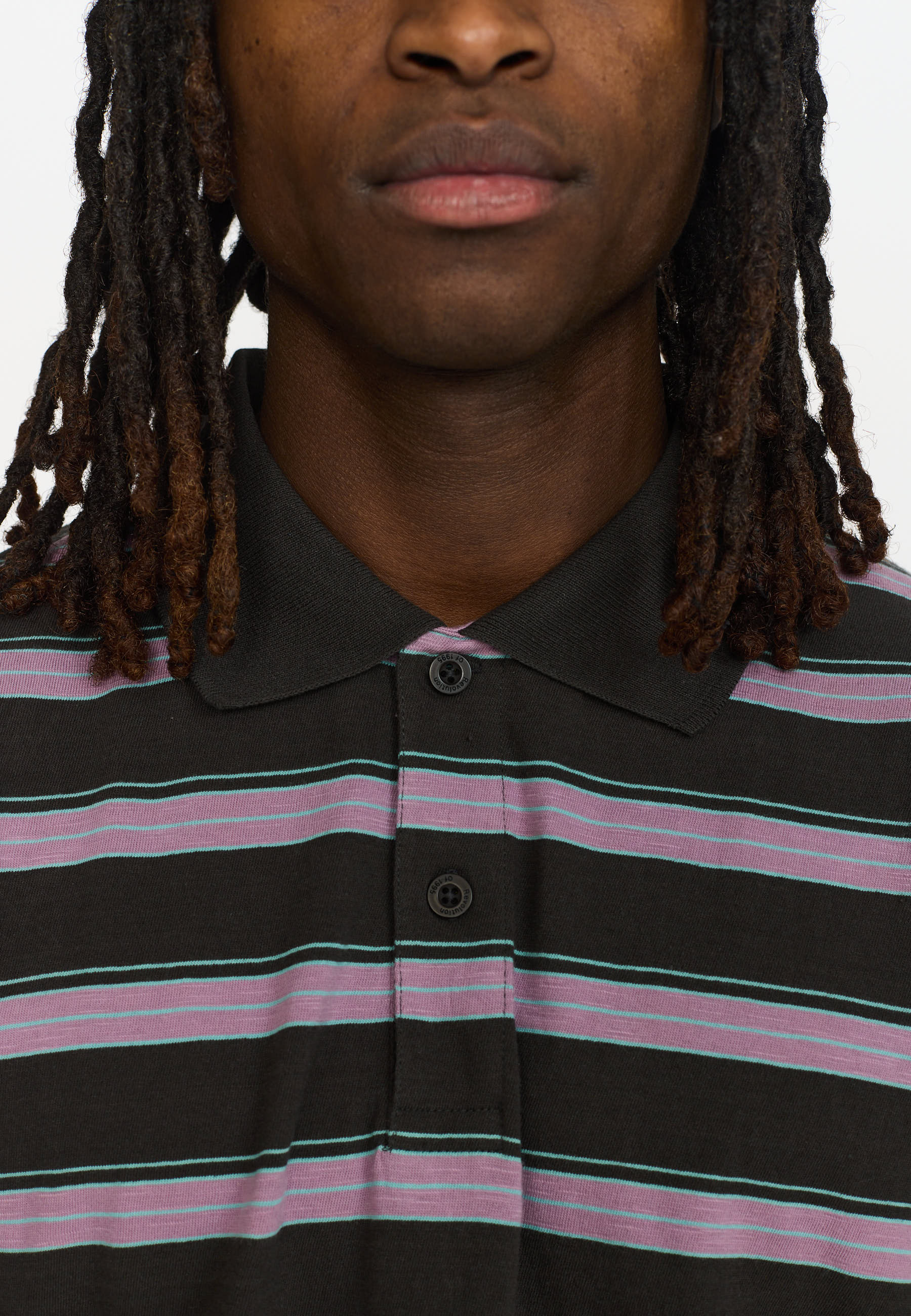 Revolution Loose Poloshirt T-Shirts Purple