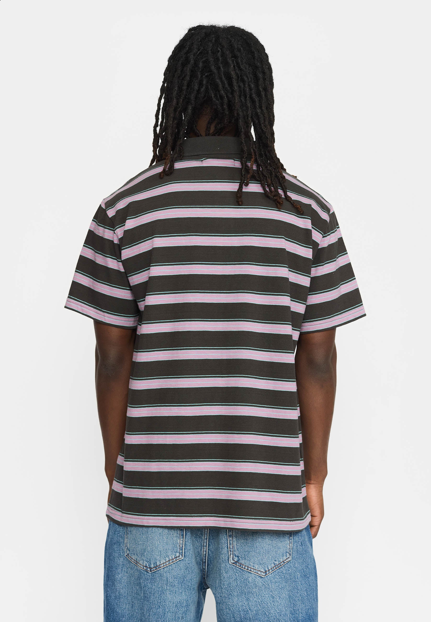 Revolution Loose Poloshirt T-Shirts Purple