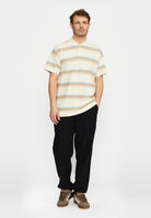 Revolution Loose Poloshirt T-Shirts Brown