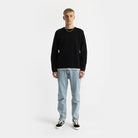 Revolution Loose Raglan Knit Knitwear Black