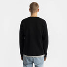 Revolution Loose Raglan Knit Knitwear Black