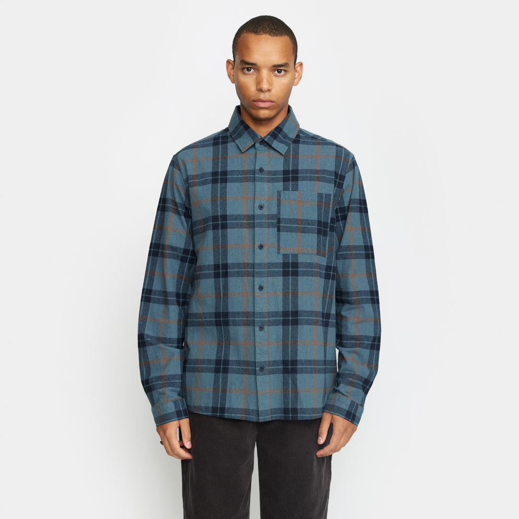 Revolution Loose Shirt Long-sleeve Shirts Blue