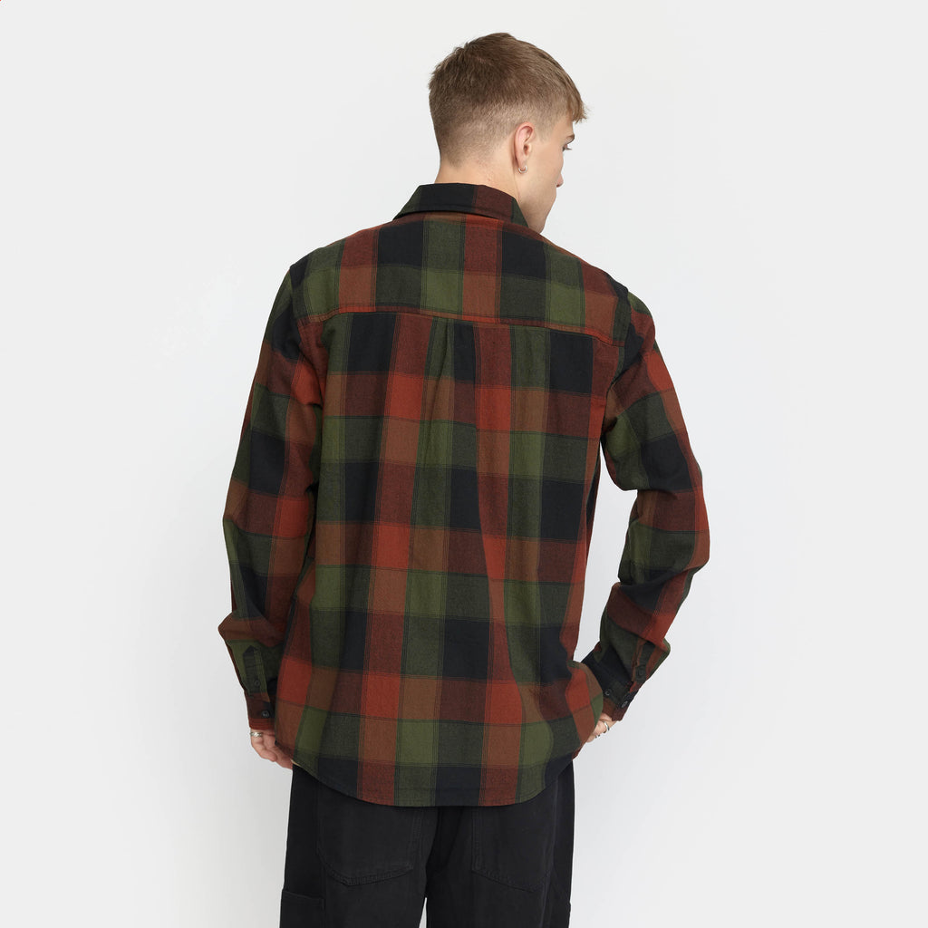 Revolution Loose Shirt Long-sleeve Shirts Darkred