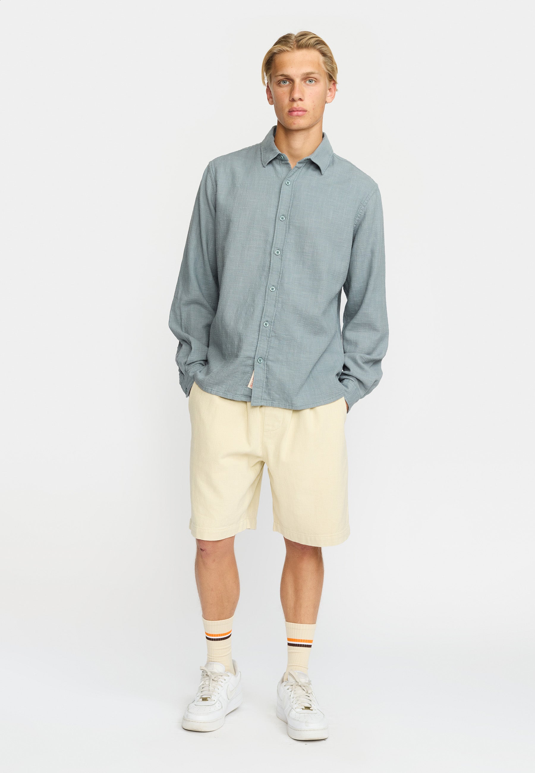 Revolution Loose Shirt Long-sleeve Shirts Blue