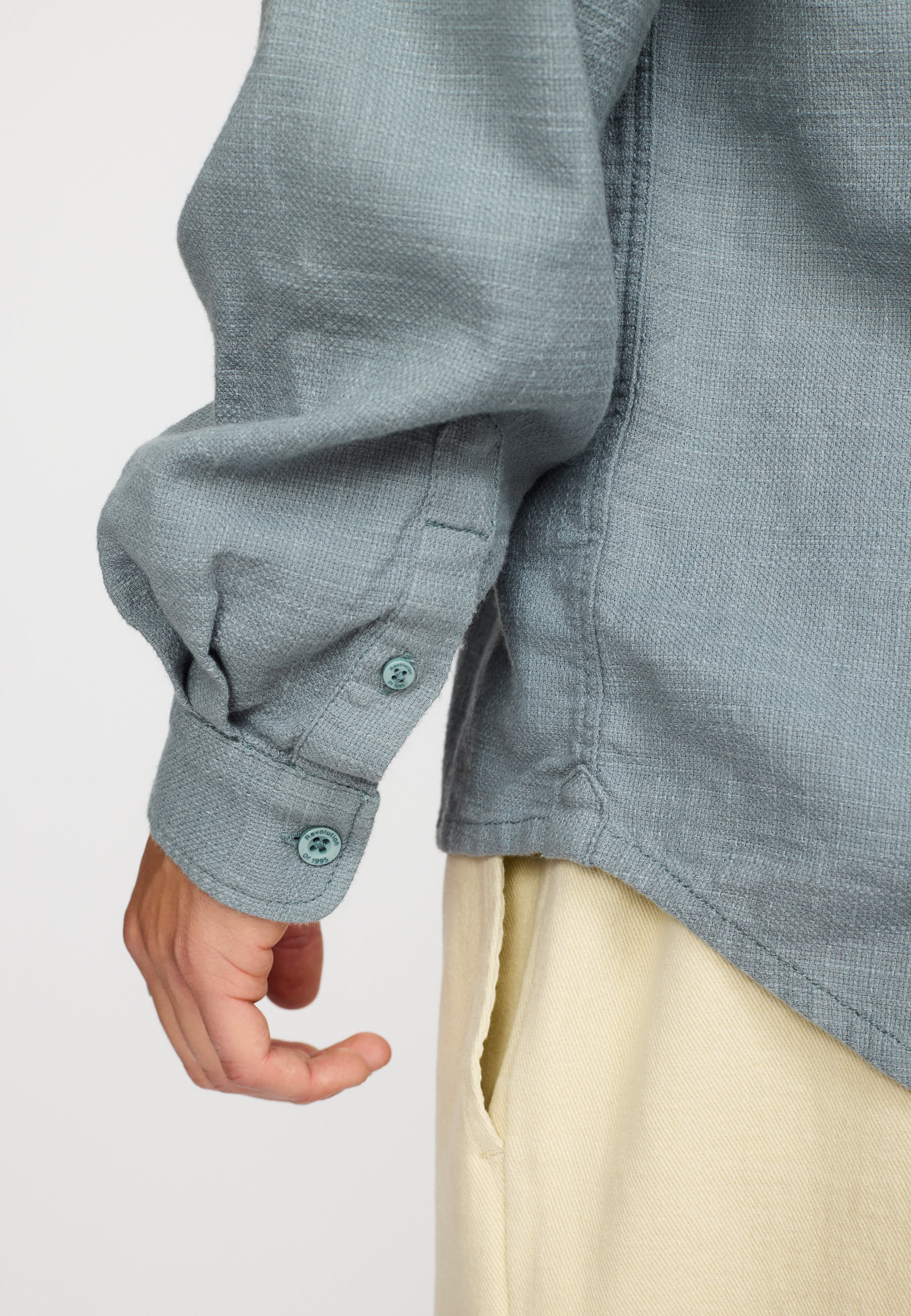 Revolution Loose Shirt Long-sleeve Shirts Blue