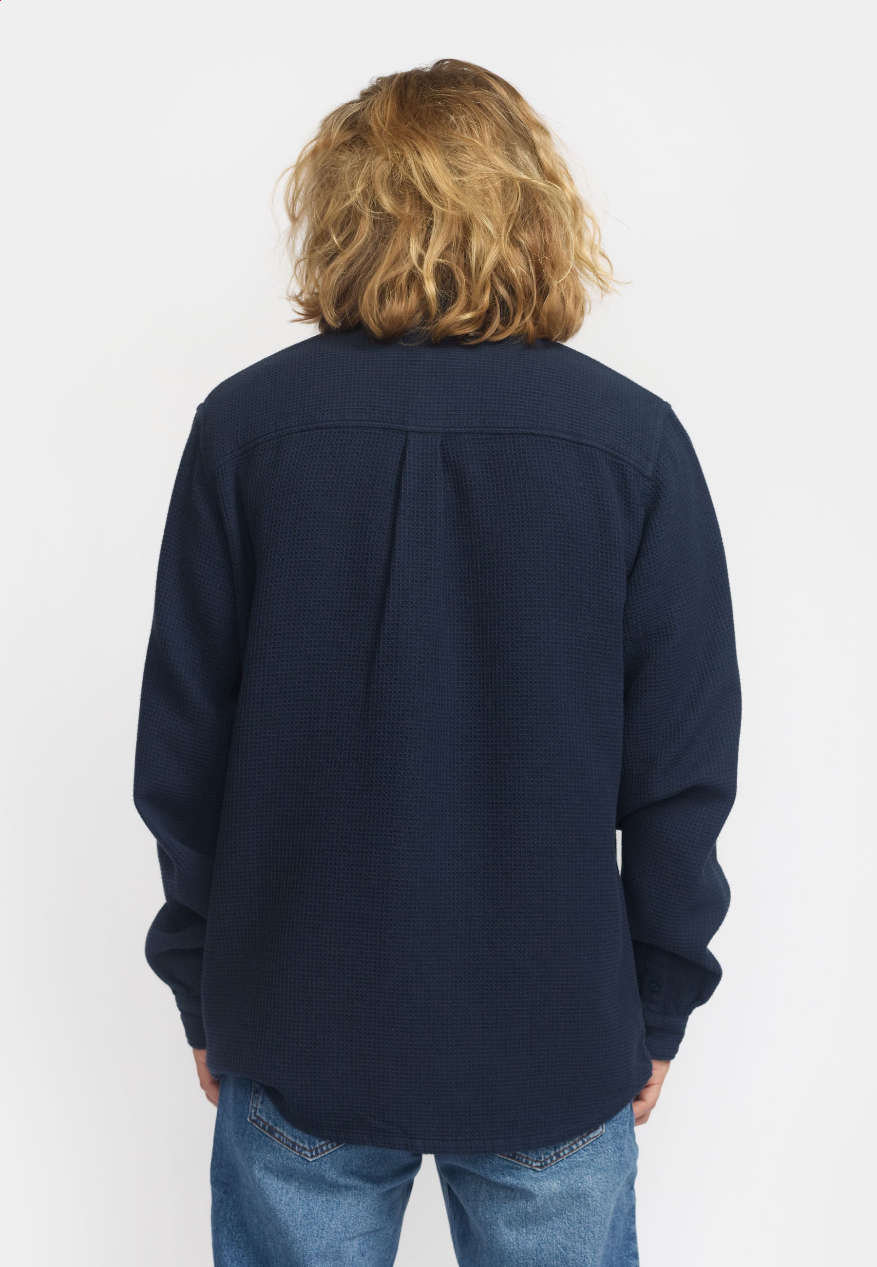 Revolution Loose Shirt Long-sleeve Shirts Navy