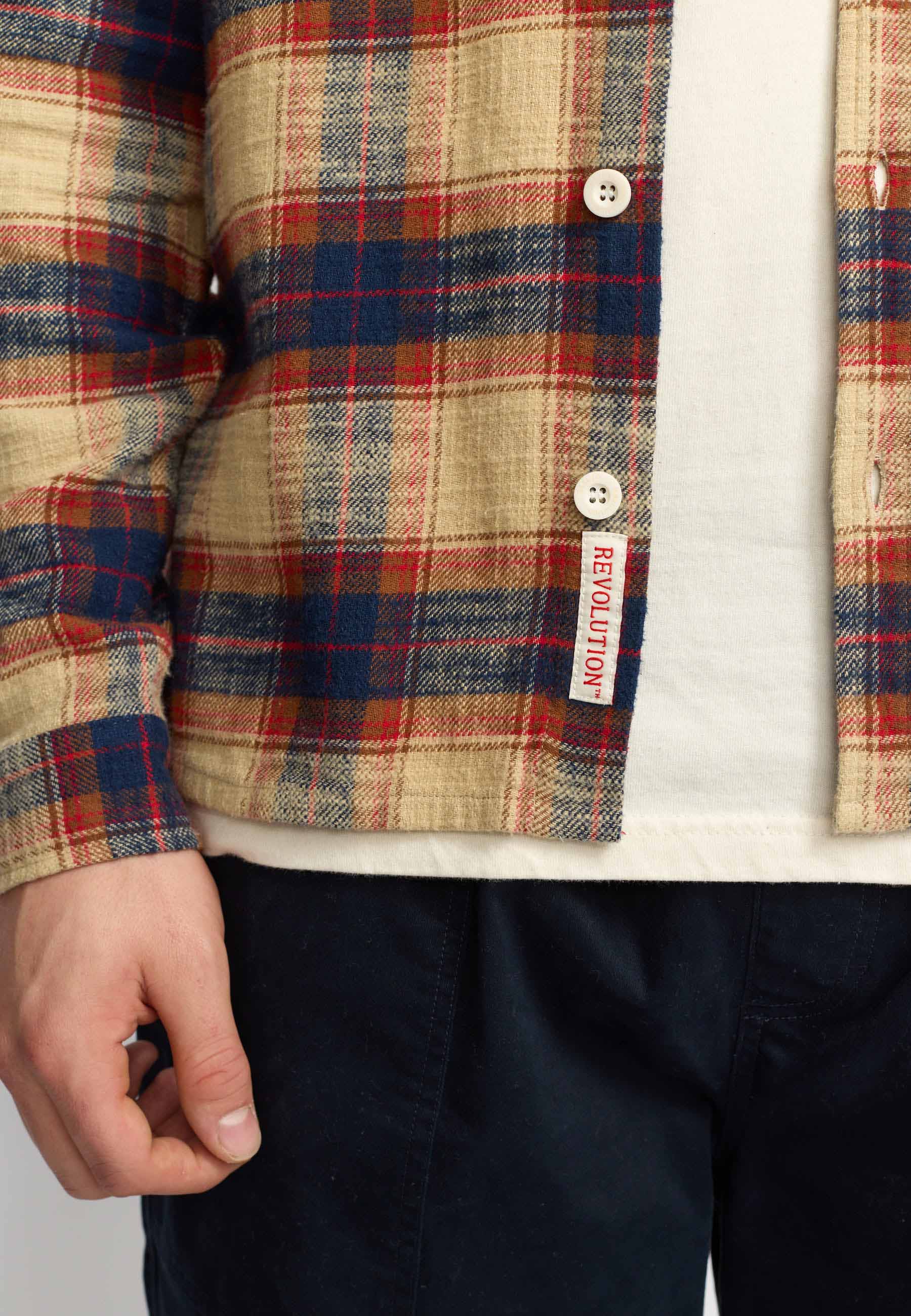 Revolution Loose Shirt Long-sleeve Shirts Navy
