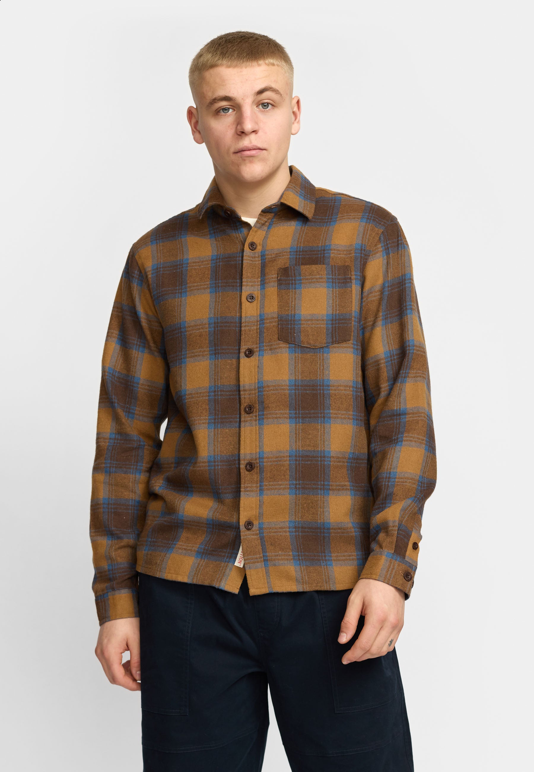 Revolution Loose Shirt Long-sleeve Shirts Brown