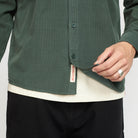 Revolution Loose Shirt Long-sleeve Shirts Darkgreen