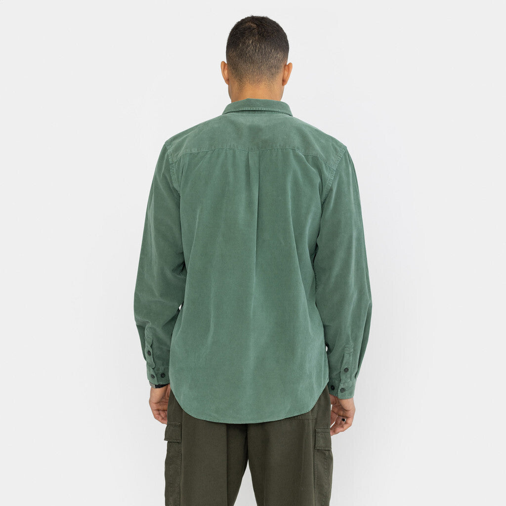 Revolution Loose Shirt Long-sleeve Shirts Dustgreen