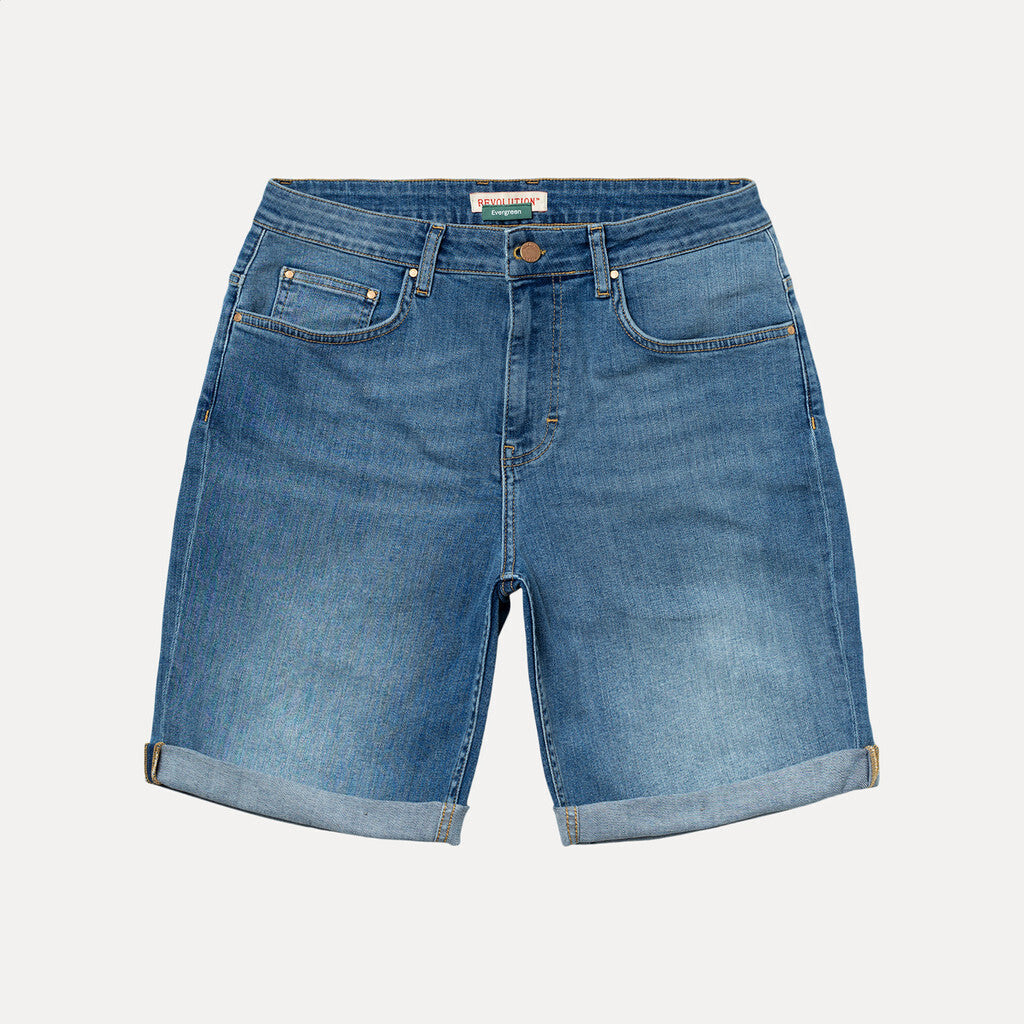 Revolution Loose Shorts Shorts Blue