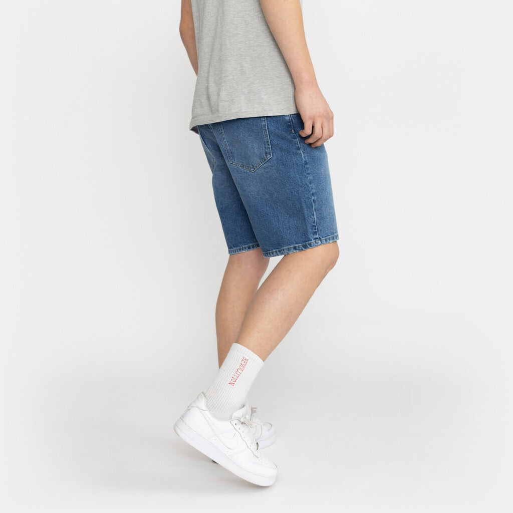 Revolution Loose-fit Denim Shorts Shorts Blue