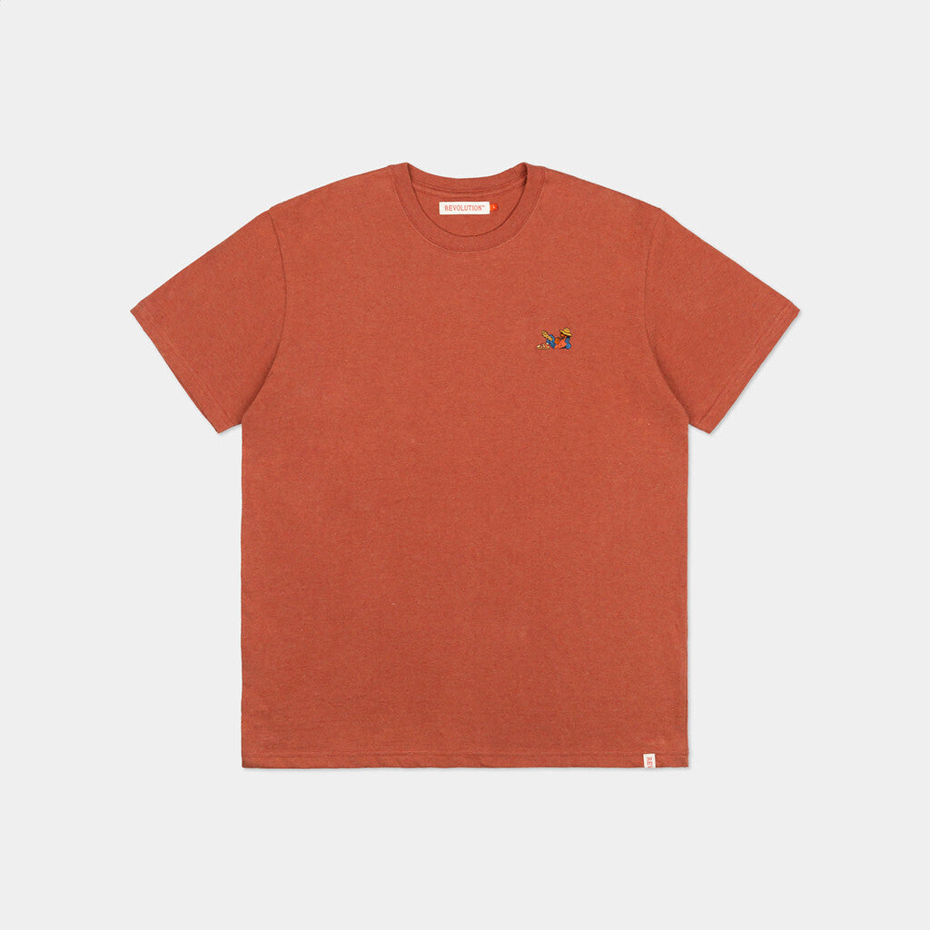 Revolution Loose T-shirt T-Shirts Orange-melange