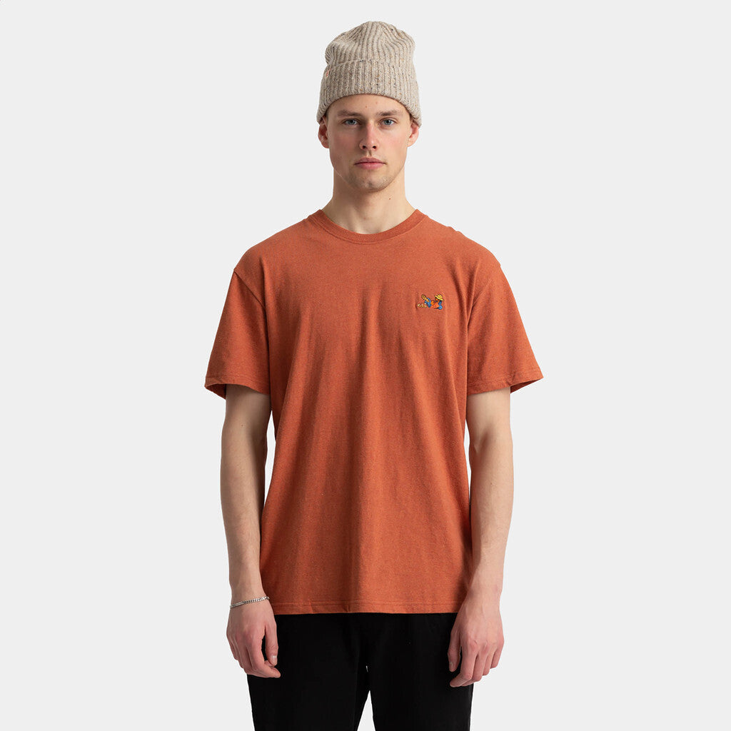 Revolution Loose T-shirt T-Shirts Orange-melange